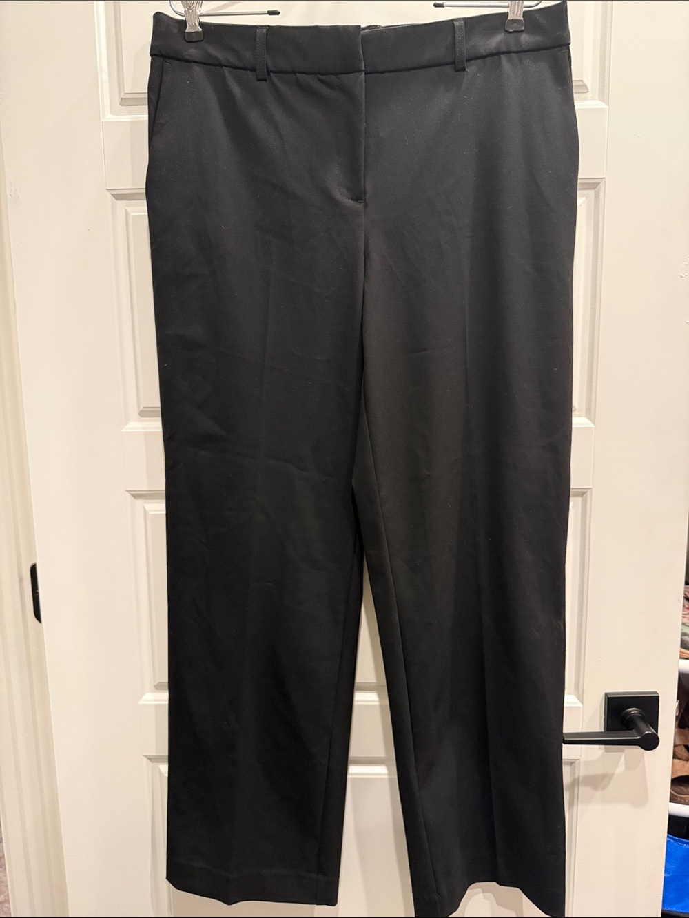 Rachel Zoe Black Straight-Leg Dress Pants